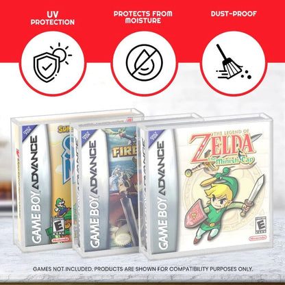Acrylic Case 2-Pack for Gameboy/Gameboy Advance Games Evoretro