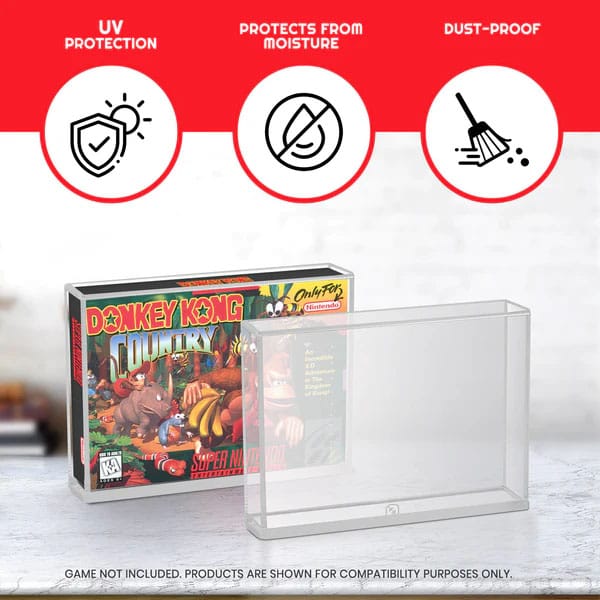 Acrylic Case 2-Pack for SNES/N64 Evoretro