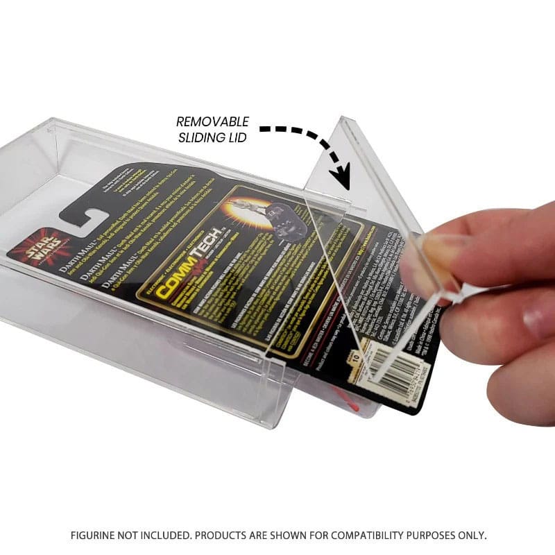 Evoretro Acrylic Display Cases 2-Pack for Action Figures