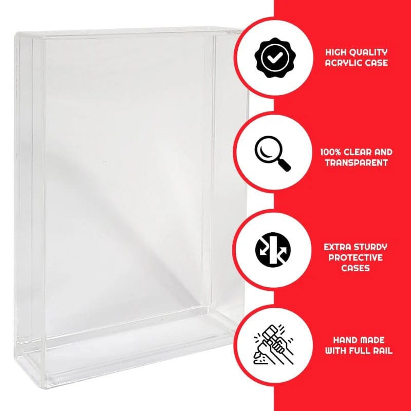 Evoretro Acrylic Display Cases 2-Pack for Action Figures