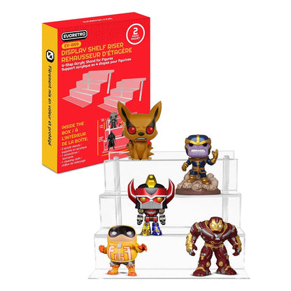 Evoretro Acrylic Shelf Riser 2-Pack RS9 Gadgets