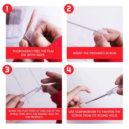 Evoretro Acrylic Shelf Riser 2-Pack RS9 Gadgets