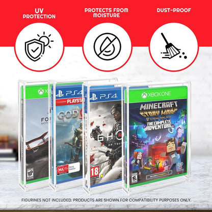 Acrylic Case 2-Pack for PS3/PS4/Blu-Ray/XBOX One Evoretro