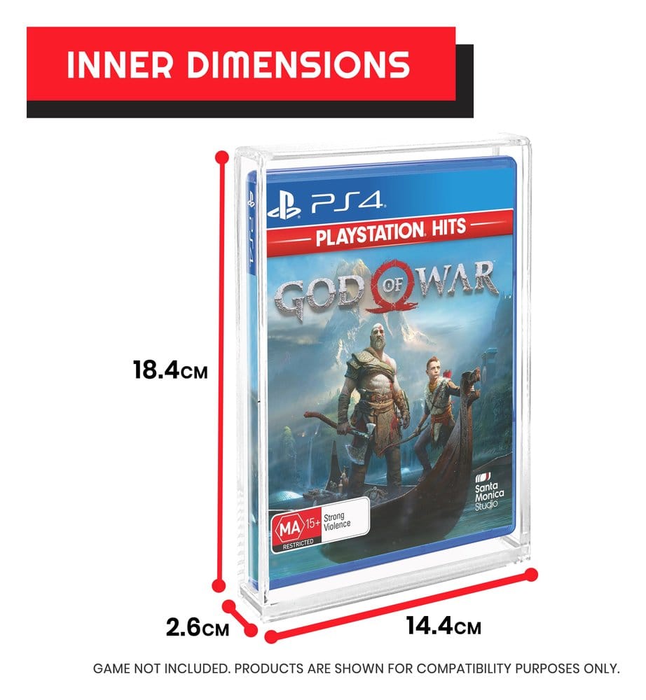 Acrylic Case 2-Pack for PS3/PS4/Blu-Ray/XBOX One Evoretro