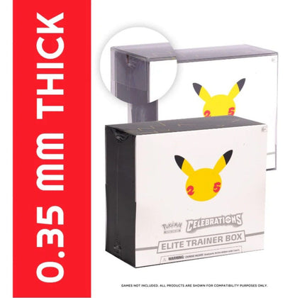 PET Protectors 5-Pack for Booster Boxes / Elite Trainer Boxes Ver. 2 Evoretro