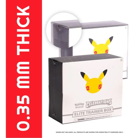 PET Protectors 5-Pack for Booster Boxes / Elite Trainer Boxes Ver. 2 Evoretro