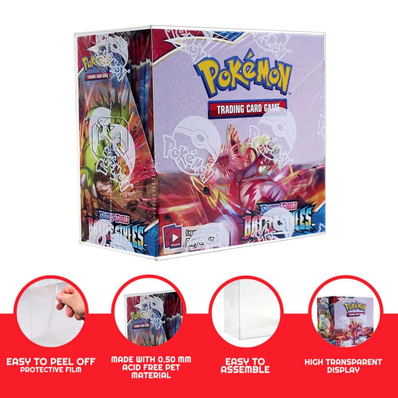 PET Protectors 5-Pack for Booster Boxes / Elite Trainer Boxes Ver. 1 Boxes & Pouches