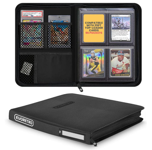 Evoretro Shield+ Topload Cards Binder Compact 96 Karten Black