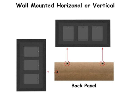Evoretro Graded Card Display Frame for 3 PSA Graded Cards Gadgets