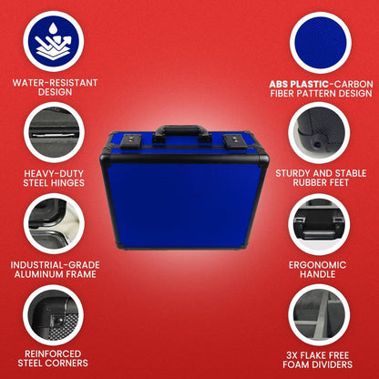 Evoretro Trading Card Storage Box for 120 Cards XL Blue