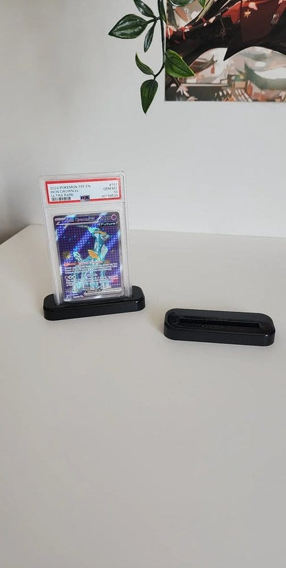 Evoretro Display Stand for PSA & CGC Graded Card Slabs Black
