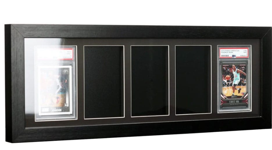 Evoretro Graded Card Display Frame for 5 PSA Graded Cards Gadgets