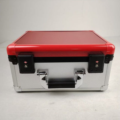 Evoretro Trading Card Storage Box for 90 Cards X Red and Silver