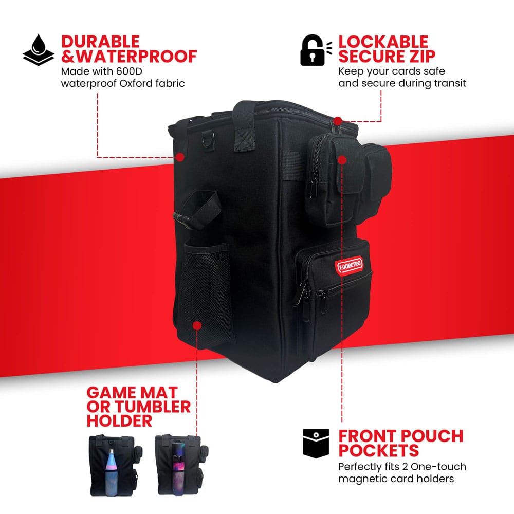 Evoretro Trading Card Backpack Black
