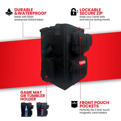 Evoretro Trading Card Backpack Black