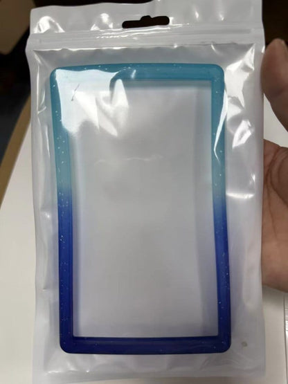 Evoretro Bumper for PSA Graded Card Slab Gradient Light Blue-Dark Blue Glitter