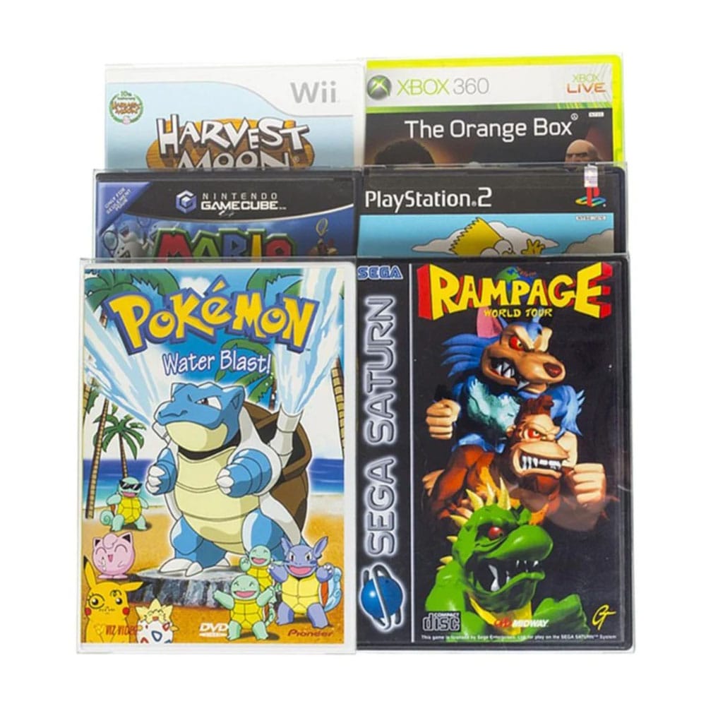 PET Protectors 25-Pack for Gamecube/XBOX360/WII/PS2/DVD Evoretro