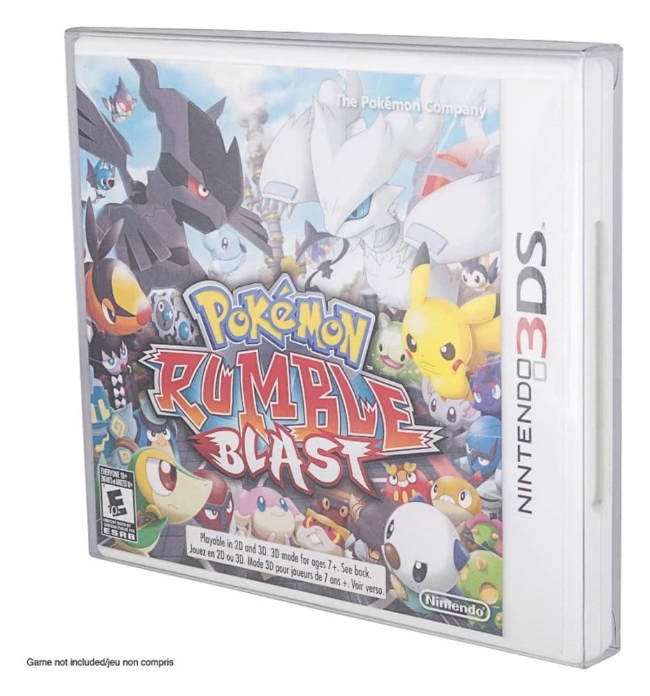 PET Protectors 25-Pack for 3DS (NTSC) Games Evoretro