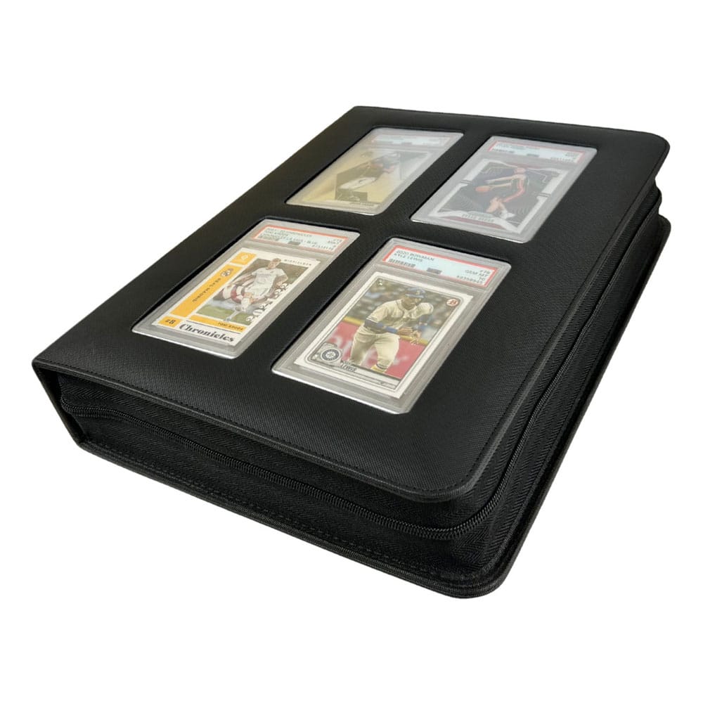 Evoretro Premium Card Slab Binder with Window Black