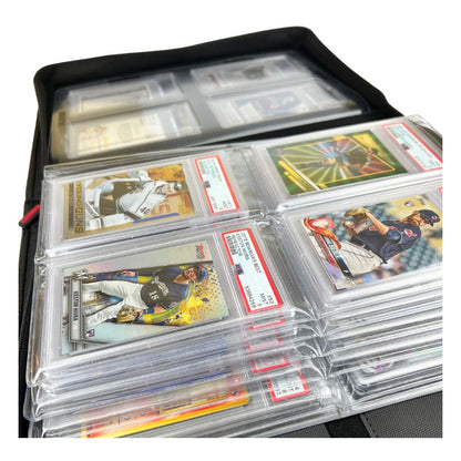 Evoretro Premium Card Slab Binder with Window Black