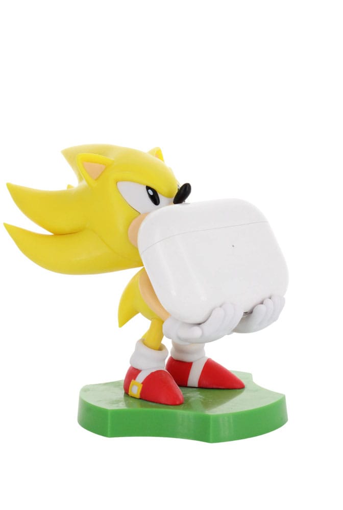 Sonic The Hedgehog Holdems Mini Holder Super Sonic 10 cm Adapters