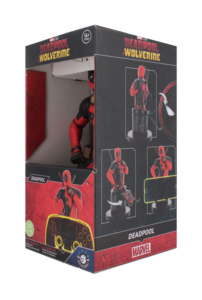 Marvel Cable Guys R.E.S.T Collectable Charging Stand Deadpool 3 23 cm Adapters