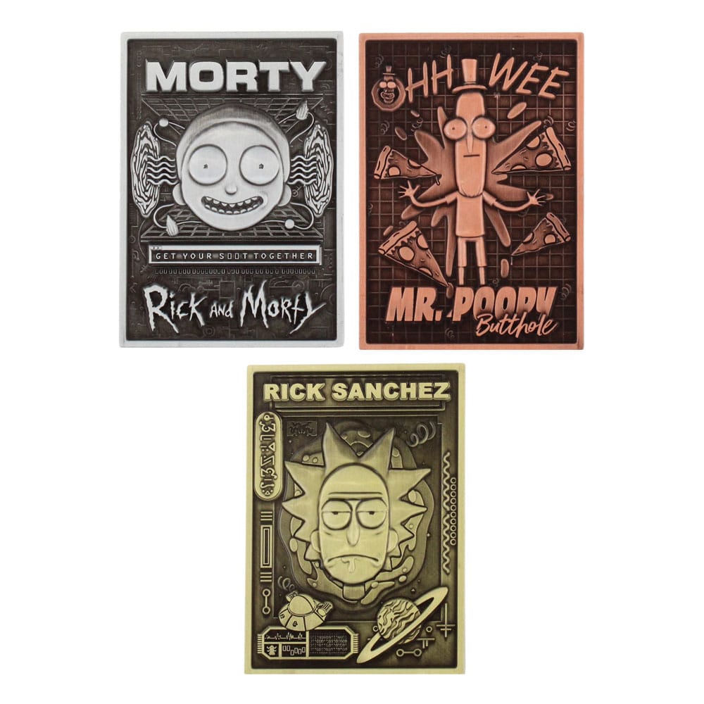 Rick & Morty Digiplates Phone Stand Generation 1 Starter Pack