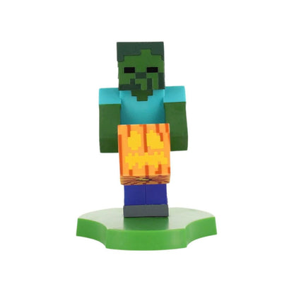 Minecraft Zombie Holdems Cable Guys Mini Device Holder and Phone Stand 11cm Adapters