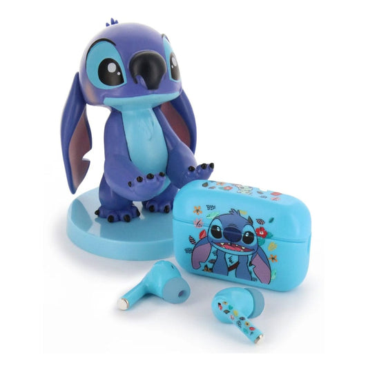 Lilo & Stitch Holdems Mini Holder & Wireless Headphones Stitch Design 2 mit TWS Buds Pro 10 cm Adapters