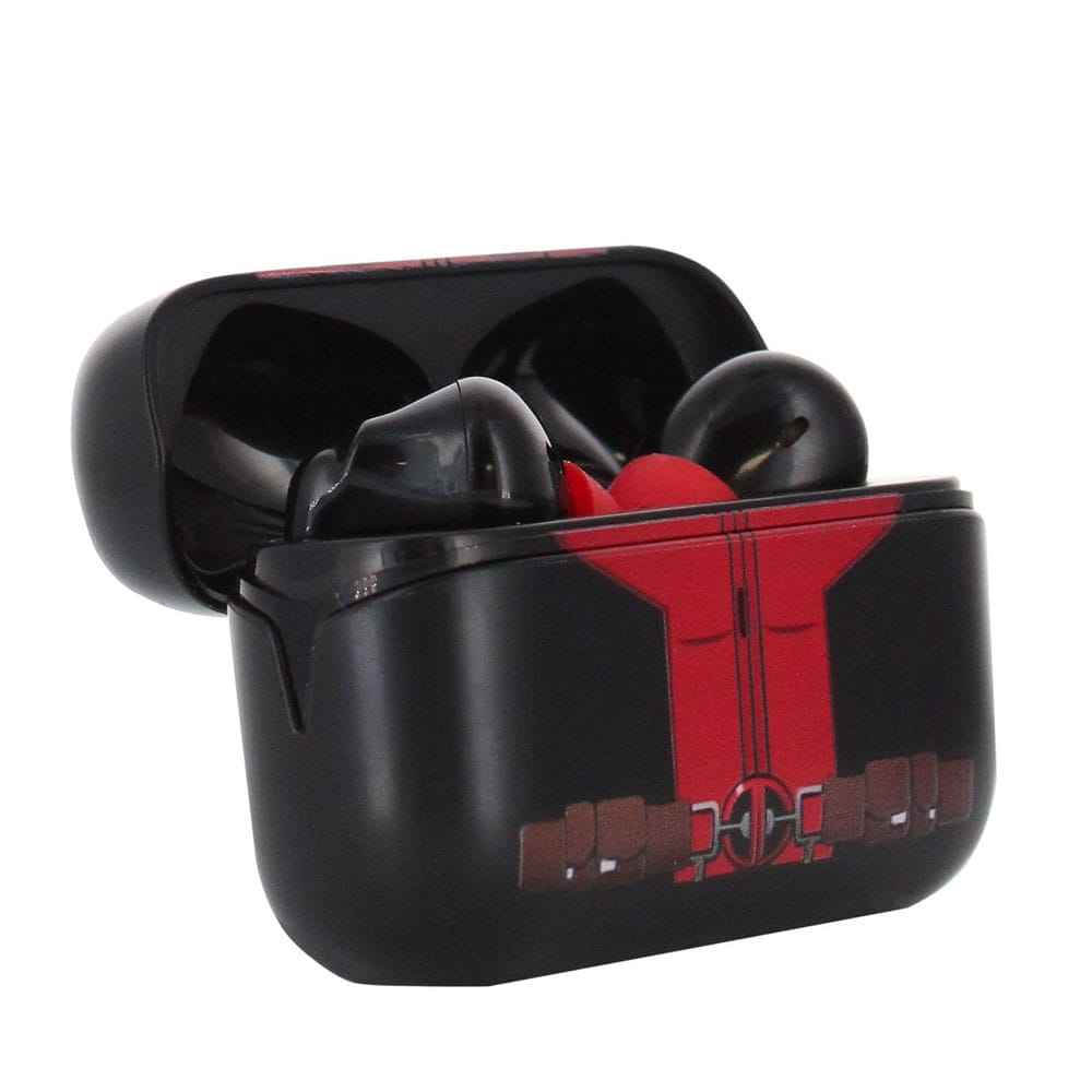 Marvel Holdems Mini Holder & Wireless Headphones Deadpool with TWS Buds Pro 10 cm Exquisite Gaming