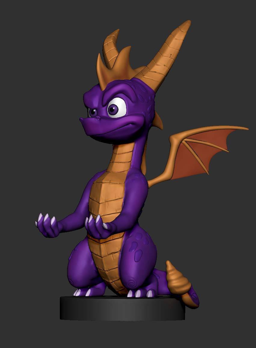 Spyro the Dragon Cable Guys Charging Stand Spyro 20 cm Adapters