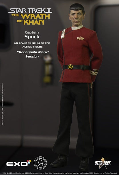 Star Trek: The Wrath of Khan Action Figure 1/6 Captain Spock Kobayashi Maru Version 30 cm