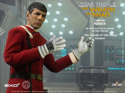 Star Trek: The Wrath of Khan Action Figure 1/6 Captain Spock Needs of the Many Version 30 cm