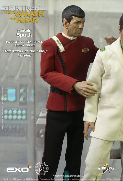 Star Trek: The Wrath of Khan Action Figure 1/6 Captain Spock Needs of the Many Version 30 cm