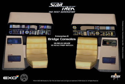 Star Trek: The Next Generation Replica 1/6 Enterprise-D Bridge Consoles Set