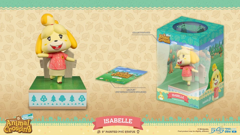 Animal Crossing: New Horizons PVC Statue Isabelle 25 cm First 4 Figures
