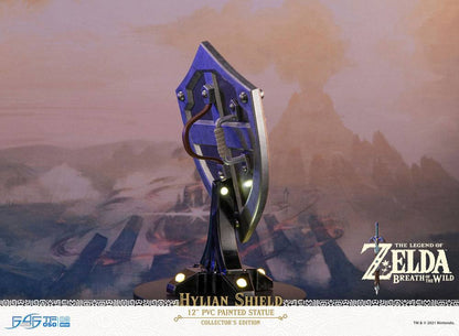 The Legend of Zelda Breath of the Wild PVC Statue Hylian Shield Collector's Edition 29 cm First 4 Figures