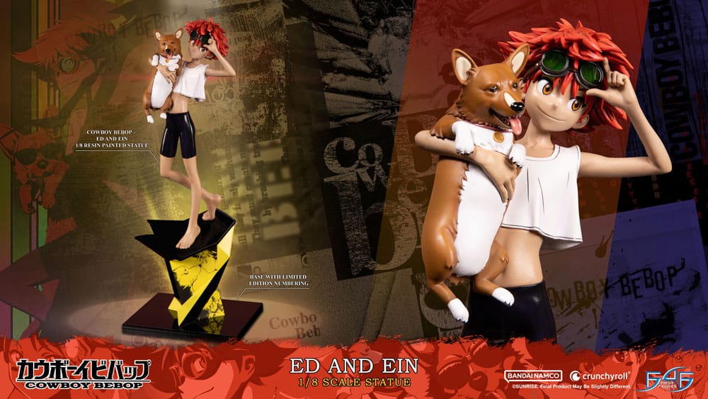Cowboy Bebop Statue 1/8 Ed & Ein 28 cm First 4 Figures