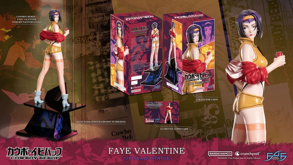 Cowboy Bebop Statue Faye Valentine 32 cm First 4 Figures