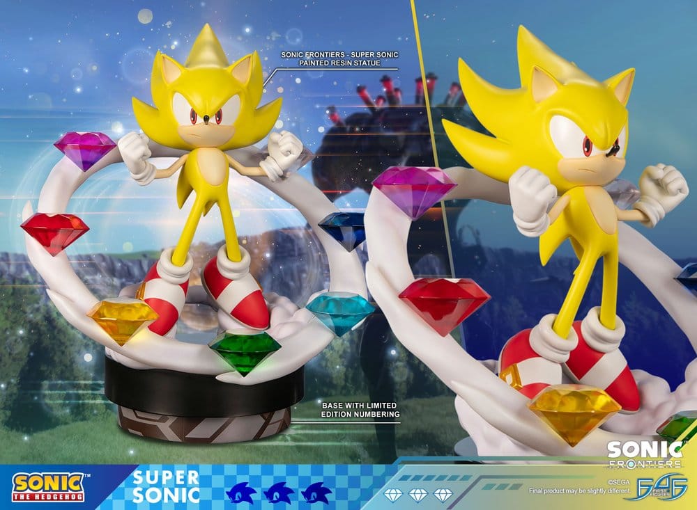 Sonic The Hedgehog Sonic Frontiers Resin Statue Super Sonic 45 cm
