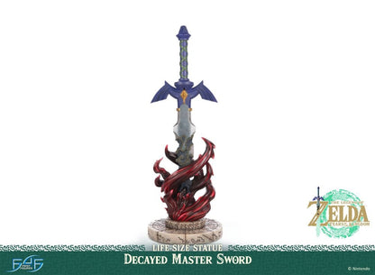 The Legend of Zelda: Tears of the Kingdom Life Size Statue 1/1 Decayed Master Sword 28 cm First 4 Figures