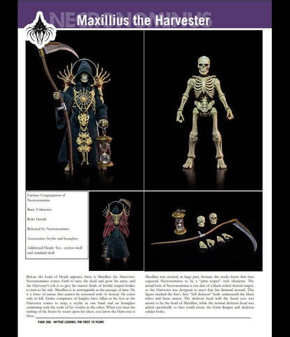 Mythic Legions: The First 10 Year Book Hardcover Four Horsemen Toy Design