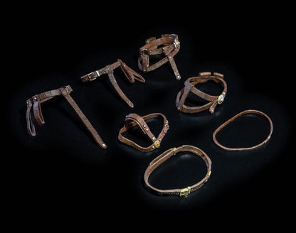 Mythic Legions: All Stars 6 Action Figure Accessorys Belts Pack (Brown) Action figures