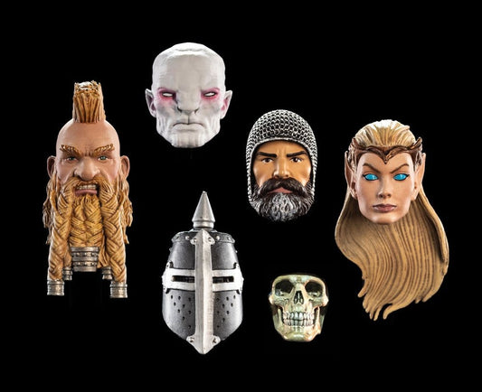 Mythic Legions Action Figure Accessory 5-Pack Heads
