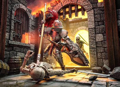 Mythic Legions: The First 10 Years Actionfigur Silver Knight Legion Builder 2