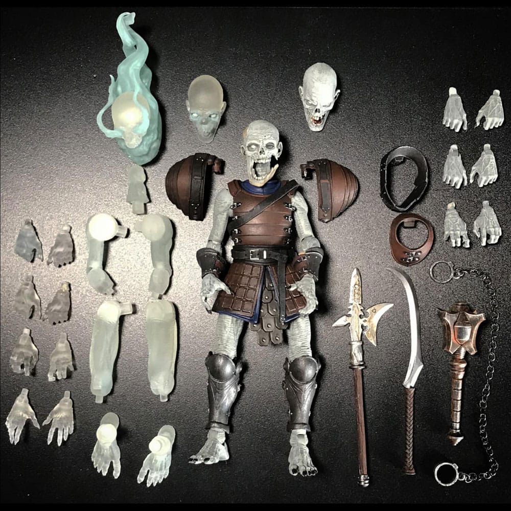 Mythic Legions: Necronominus Actionfigur Undead Builder Pack (Deluxe) 15 cm Four Horsemen Toy Design