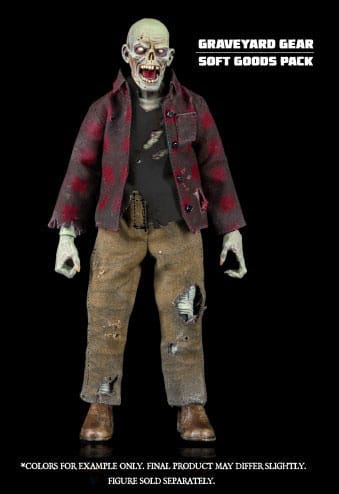 Graveyard Series Action Figure Accessory Worker Zombie Soft Goods Pack Four Horsemen Toy Design