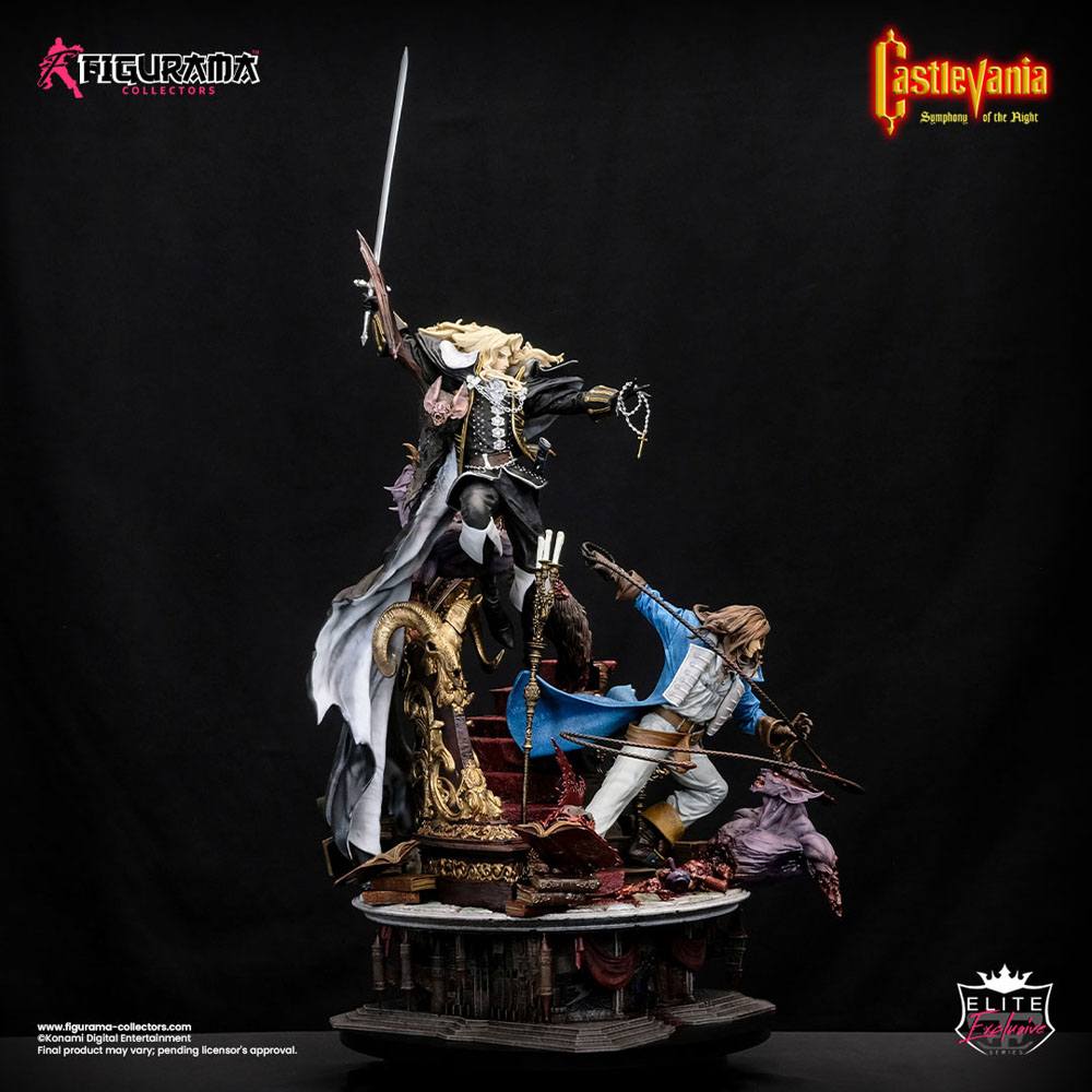 Castlevania: Symphony of the Night Elite Exclusive Statue 1/6 Alucard & Richter Belmont 91 cm Figurama Collectors