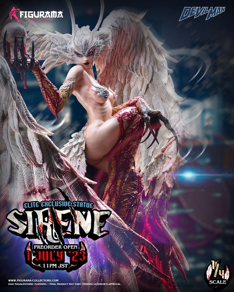Devilman Elite Exclusive Statue 1/4 Sirene 67 cm Figurama Collectors