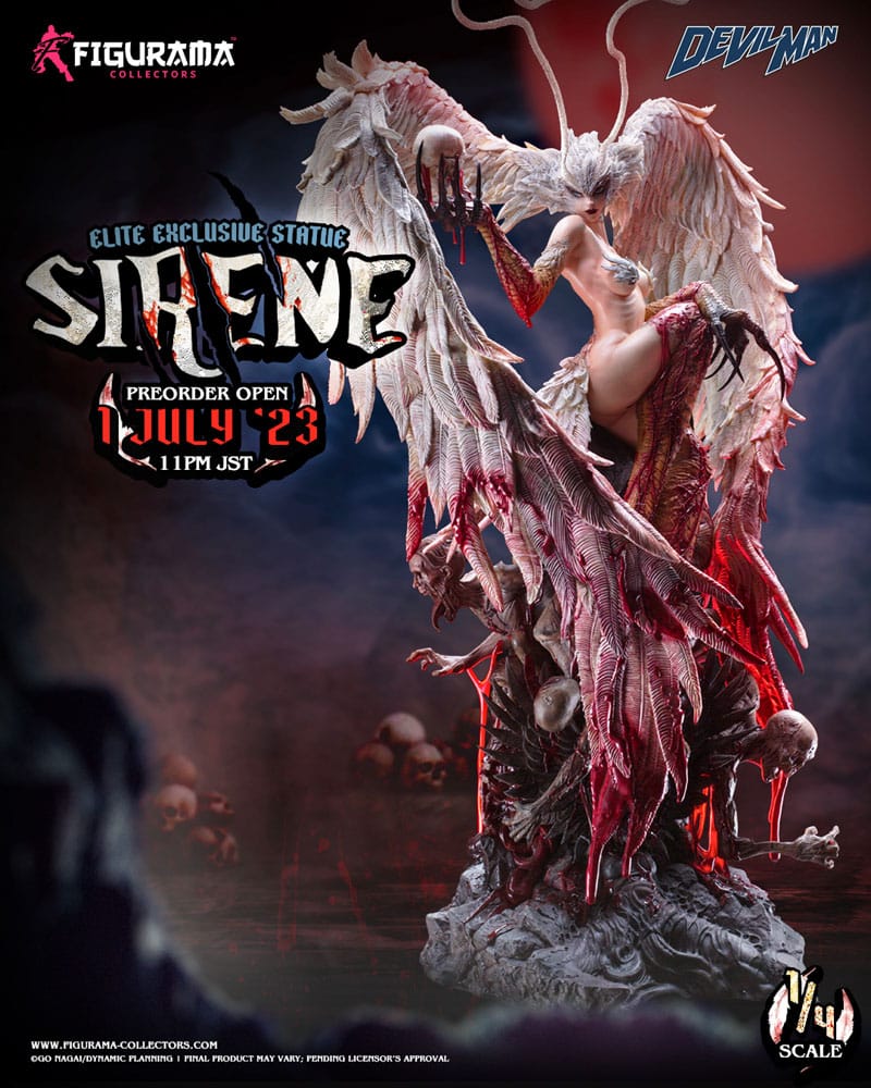 Devilman Elite Exclusive Statue 1/4 Sirene 67 cm Figurama Collectors
